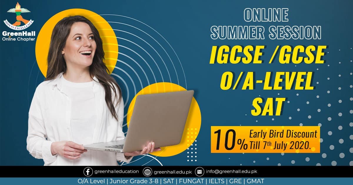 GCSE Online Classes , O Levels , A Levels , SAT New Session