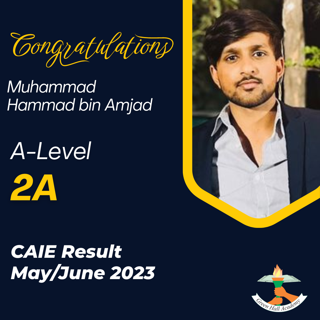 CAIE May/June 2023 Record Breaking Result A-Level - Greenhall Academy