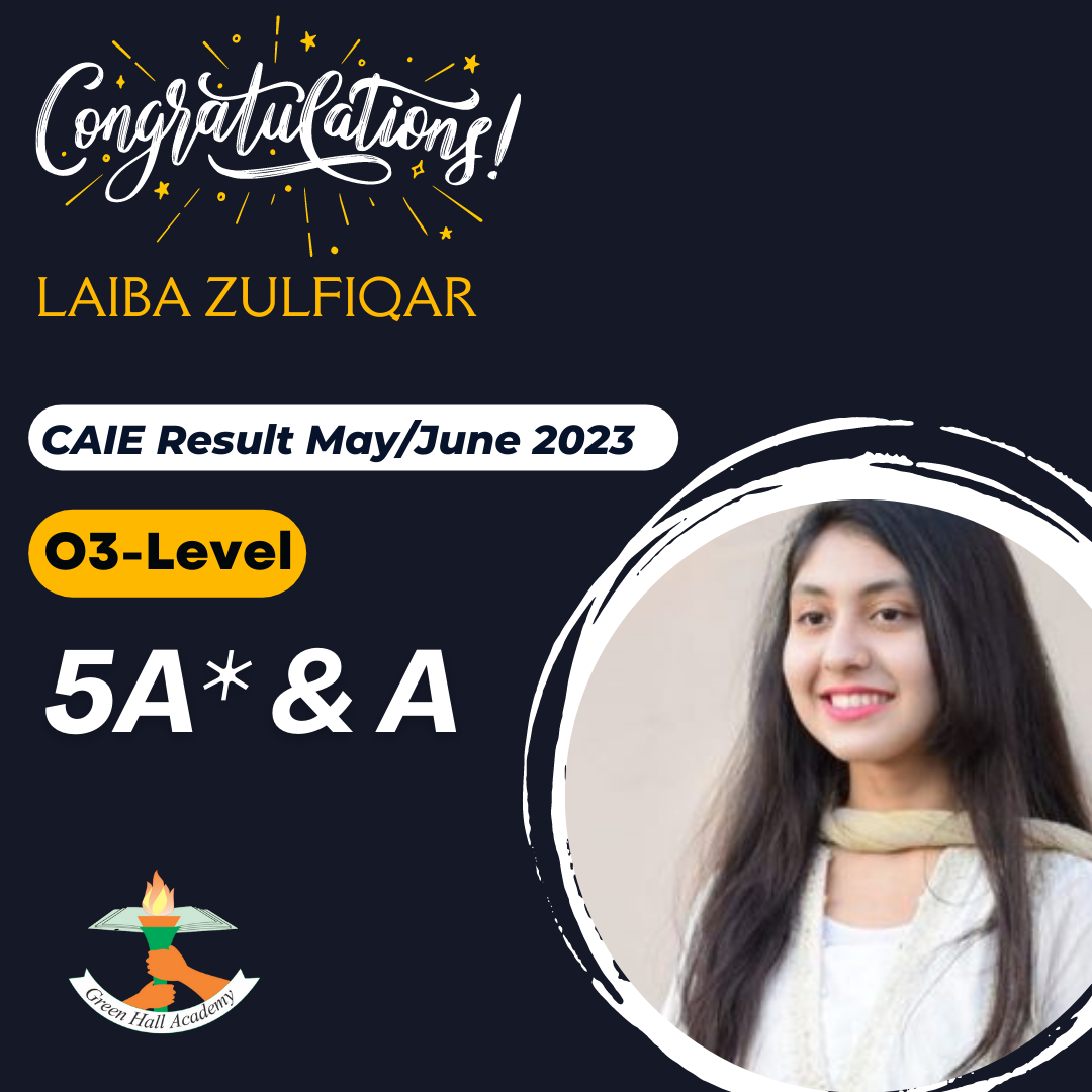 CAIE May/June 2023 Result O-Level. - Greenhall Academy